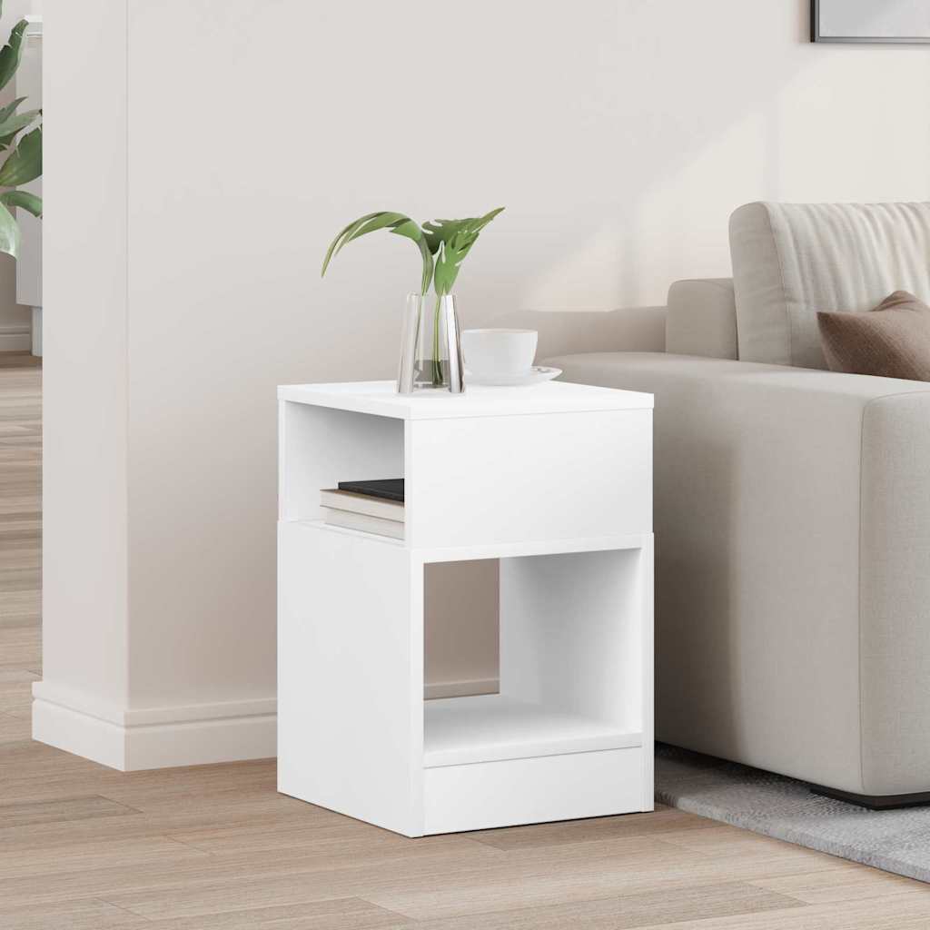 Tavolino Bianco 30,5 x 30 x 45 cm Legno multistrato