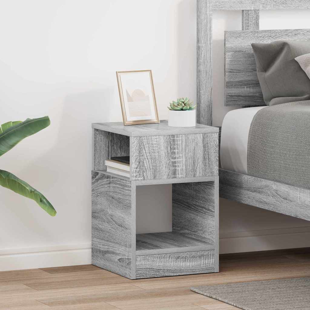 Tavolino 2 pcs Grigio Sonoma 30,5 x 30 x 45 cm