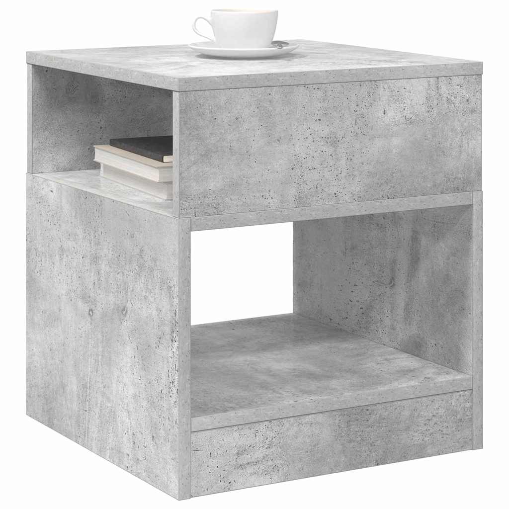 Tavolino 2 pcs Grigio cemento 40,5 x 40 x 45 cm