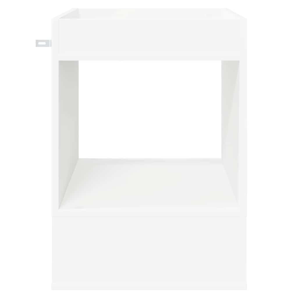Tavolino Bianco 40 x 40 x 56 cm Legno multistrato