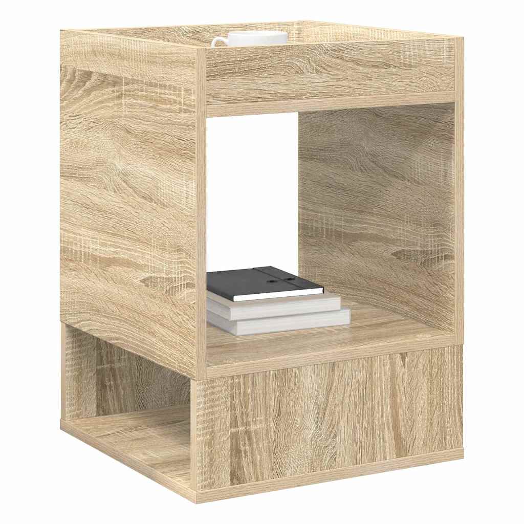 Tavolino 2 pcs Rovere Sonoma 40 x 40 x 56 cm Legno multistrato