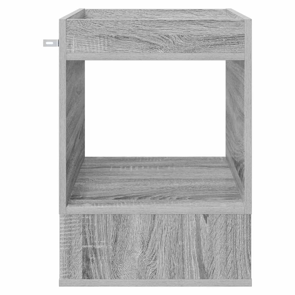 Tavolino Grigio Sonoma 40 x 40 x 56 cm Legno multistrato