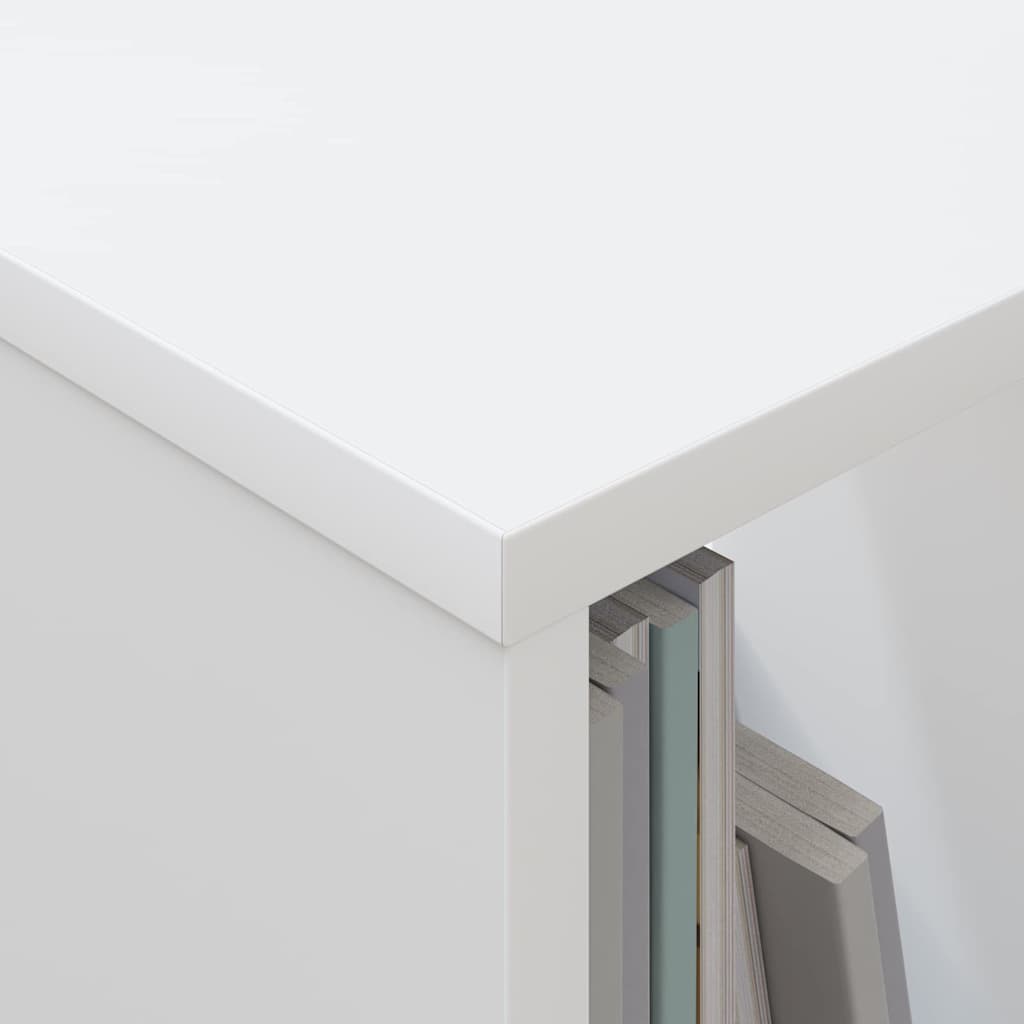 Scaffale per riviste Bianco 68,5 x 30 x 45 cm