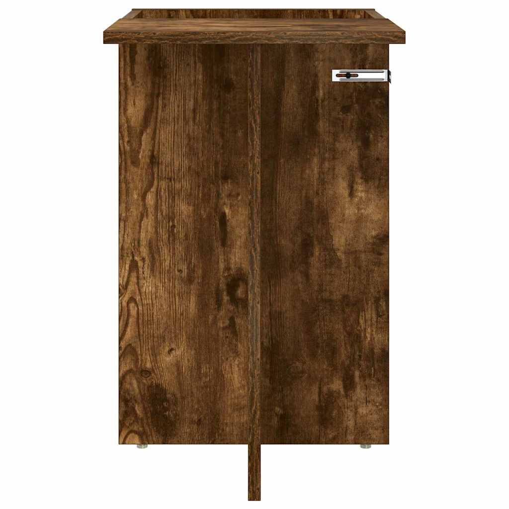 Tavolino Rovere fumé 35 x 40 x 55 cm Legno multistrato