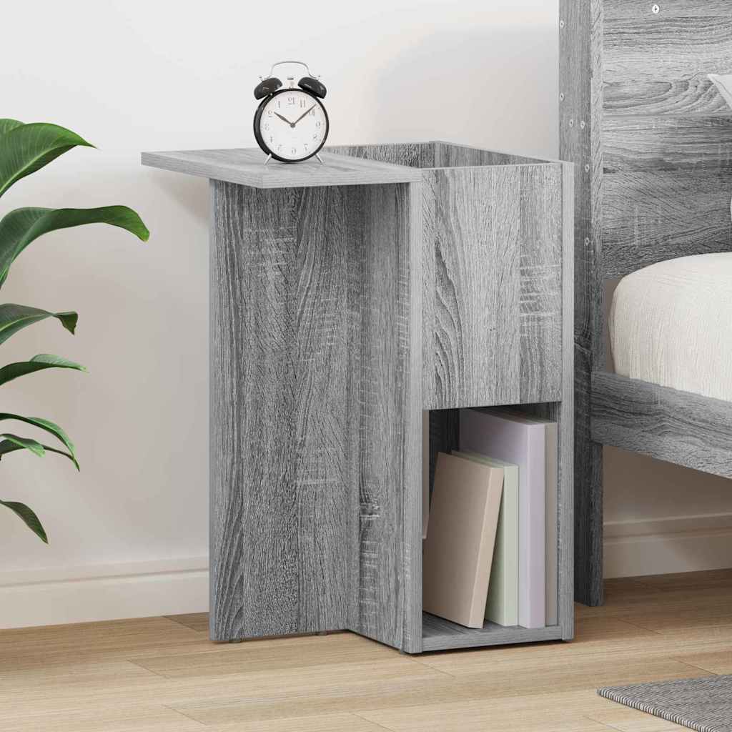 Tavolino Grigio Sonoma 35 x 40 x 55 cm Legno multistrato