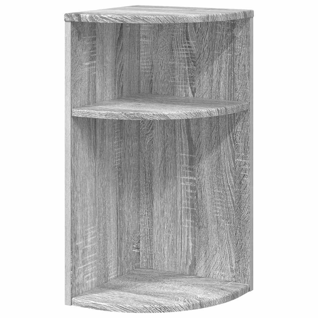 Tavolino Grigio Sonoma 29,6 x 29,6 x 60 cm Legno multistrato