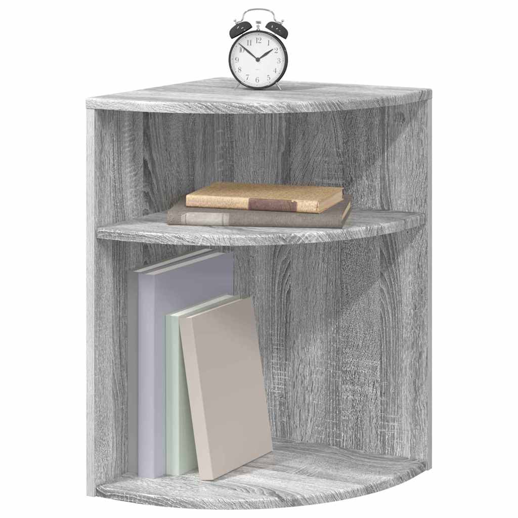 Tavolino Grigio Sonoma 39,7 x 39,7 x 60 cm Legno multistrato