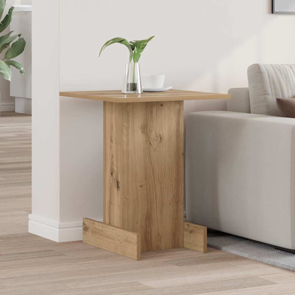 Tavolino Rovere artigianale 44,5 x 45 x 55 cm Legno multistrato
