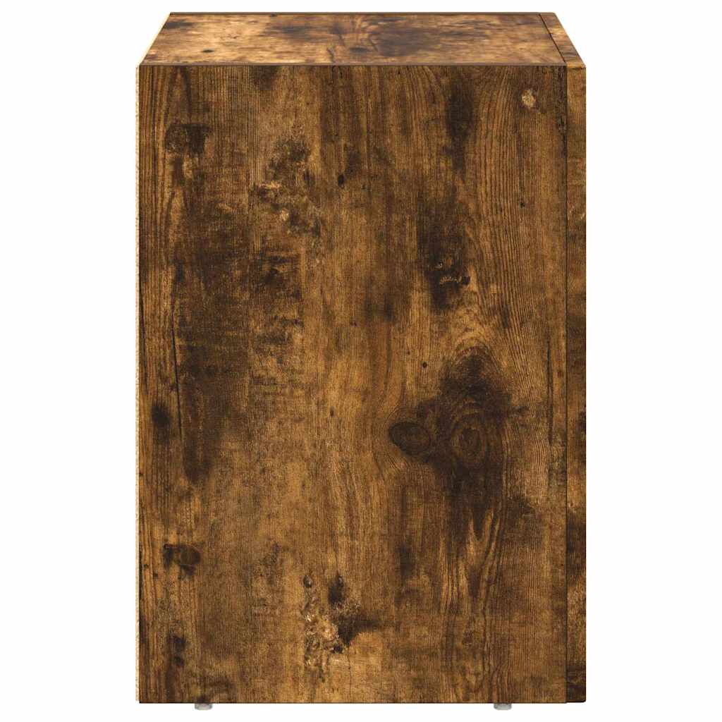 Comodino Rovere fumé 40 x 35 x 50 cm Legno multistrato