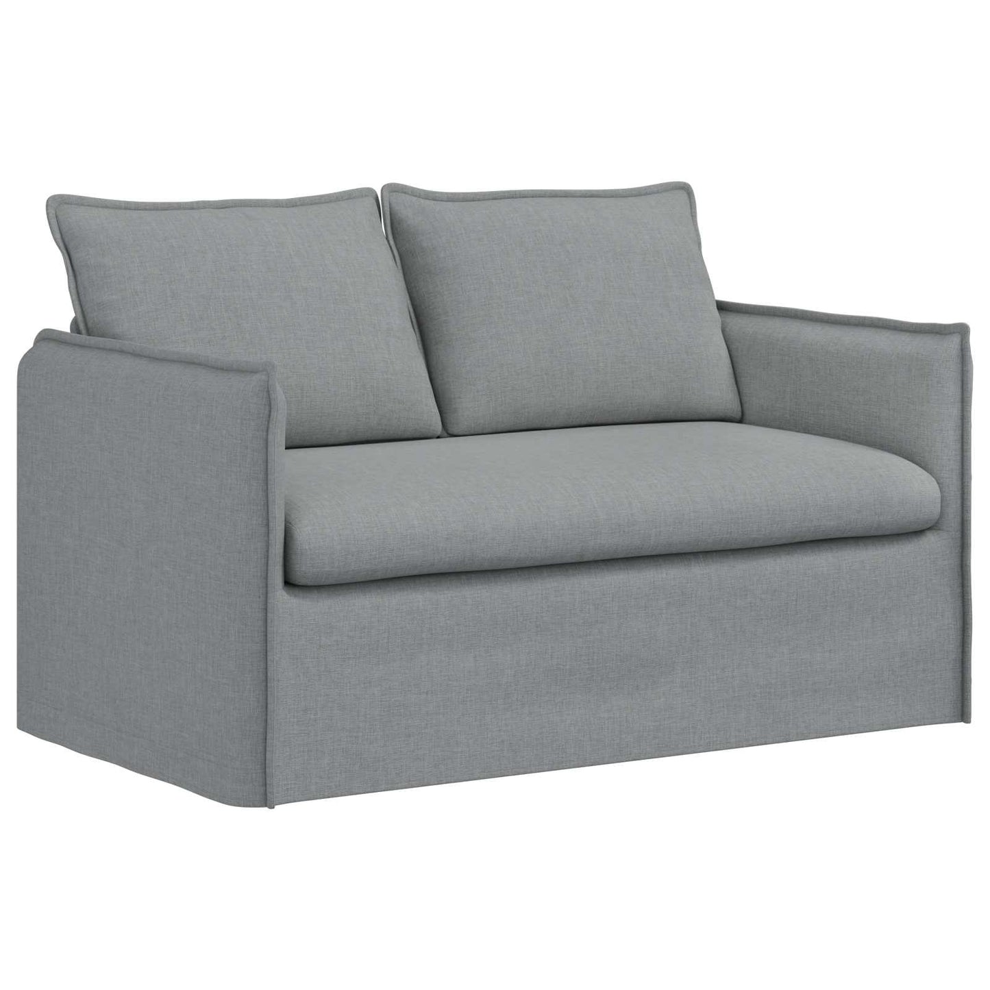 Set di divani 2 pcs Grigio chiaro 136 x 82 x 85 cm Tessuto