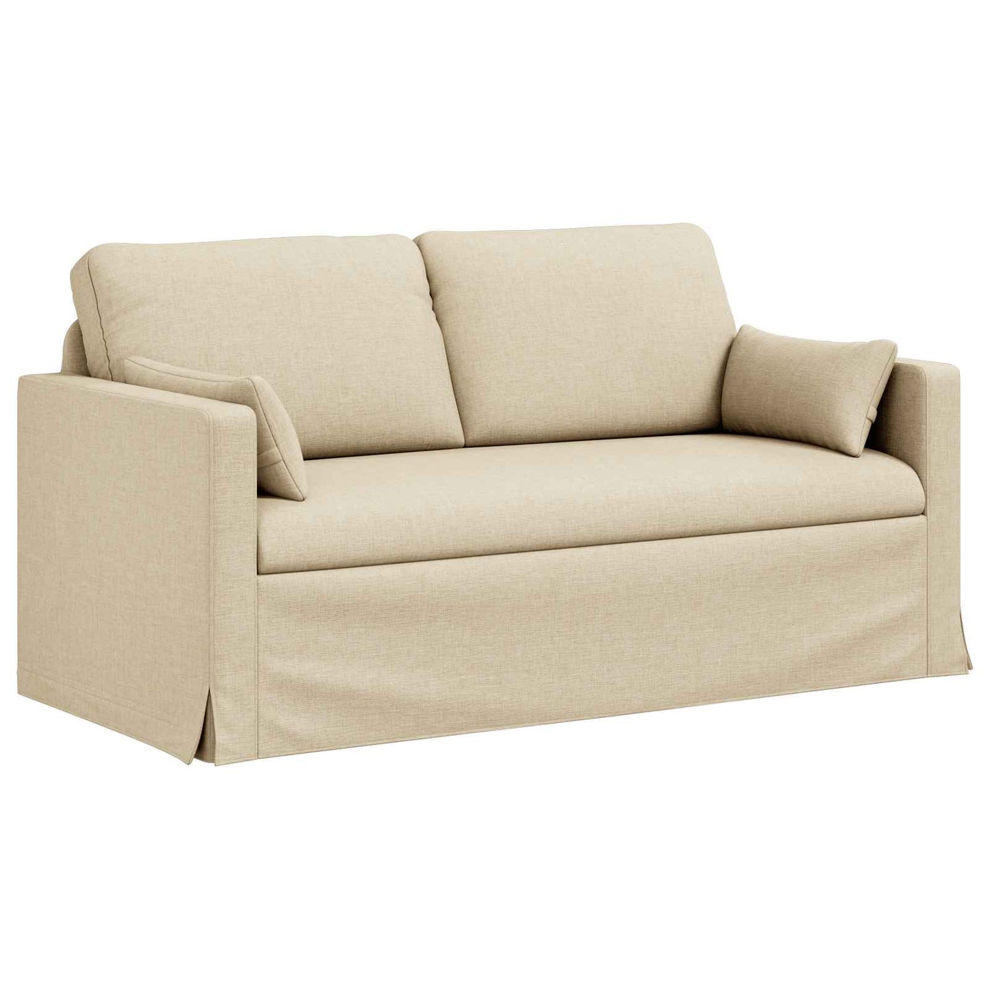 Set di divani 2 pcs Crema 158 x 78 x 80 cm Tessuto