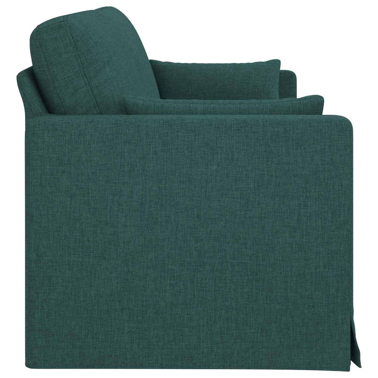 Divano Verde Scuro 198 x 78 x 80 cm Tessuto