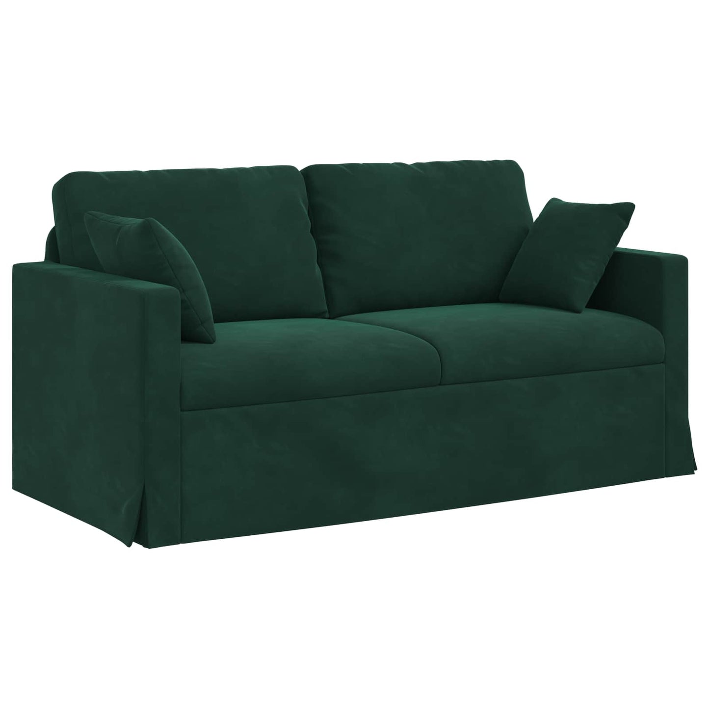 Divano Verde Scuro 158 x 78 x 80 cm Velluto