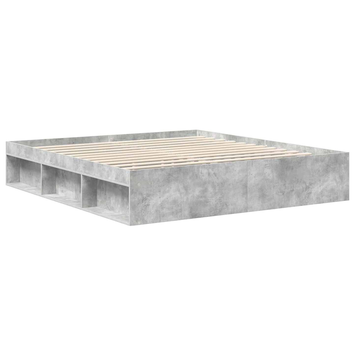 Struttura del letto Calcestruzzo 180 x 200 cm Legno multistrato