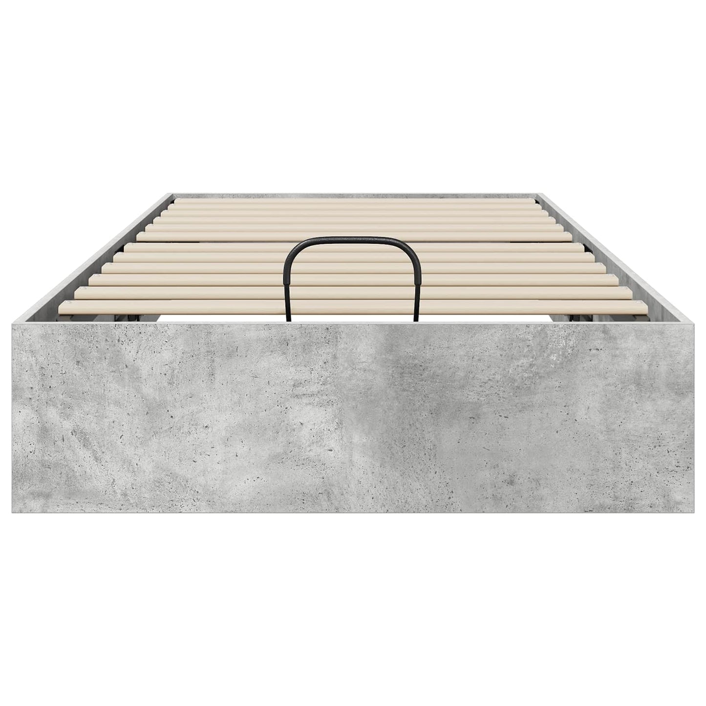 Letto ottomano Grigio Cemento 90 x 200 cm Legno ingegnerizzato