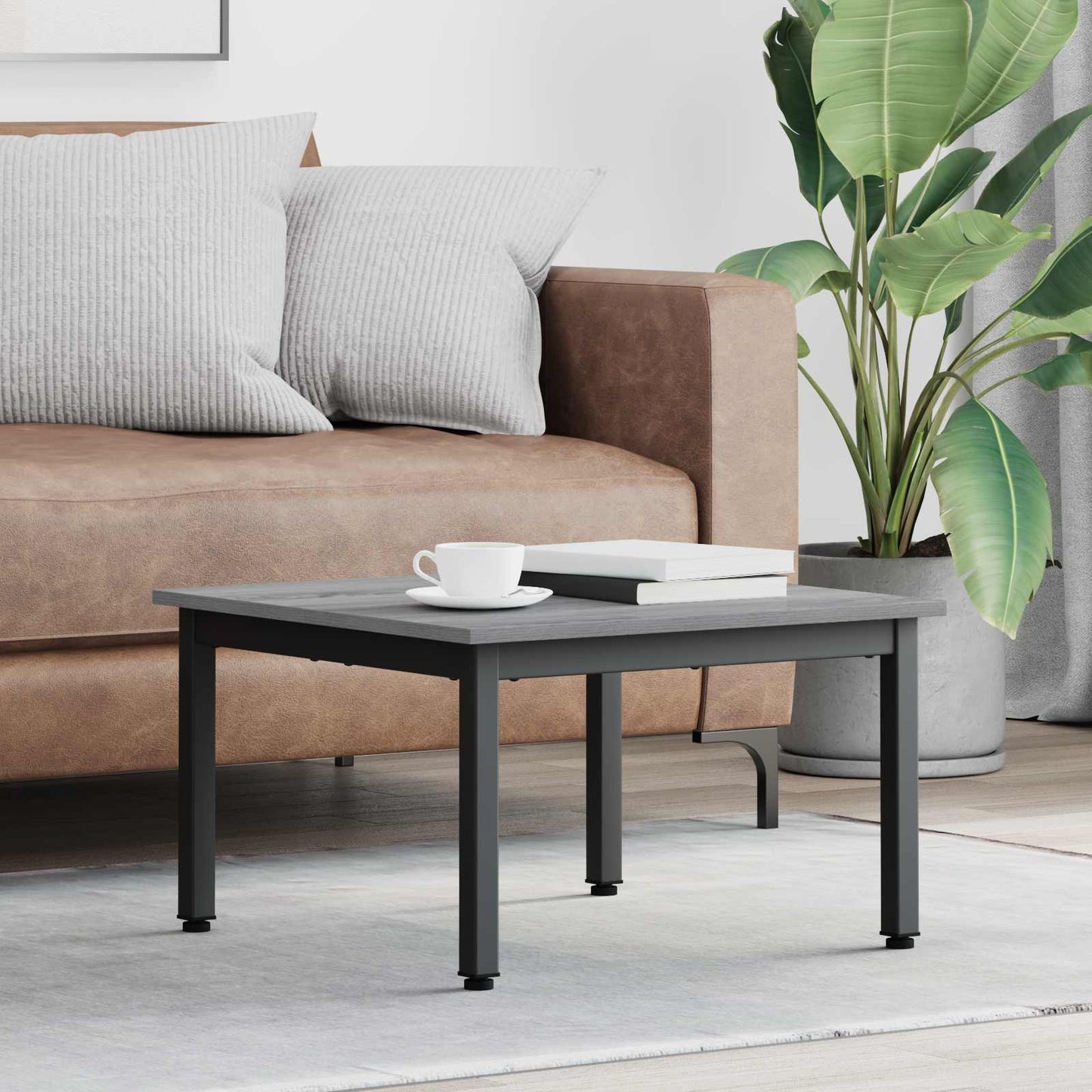 Tavolino da salotto Grigio Sonoma 60 x 60 x 36 cm