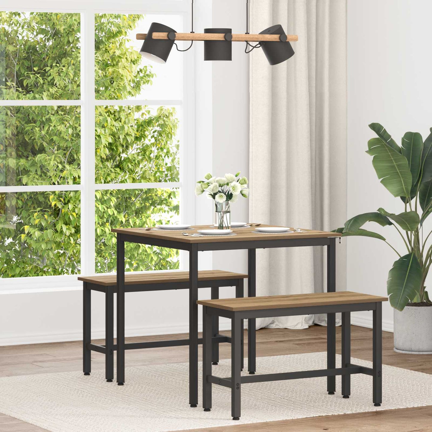 Tavoli da pranzo 80 x 80 x 75 cm METALLO