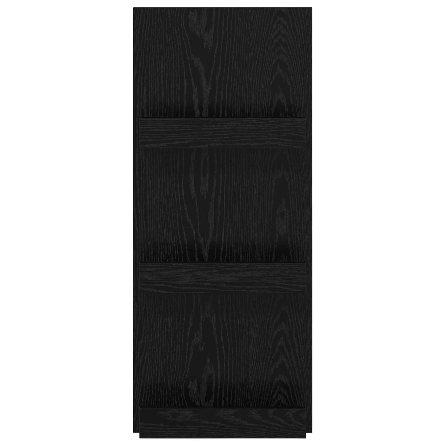 Scaffale per riviste Rovere Nero 43 x 11 x 102 cm