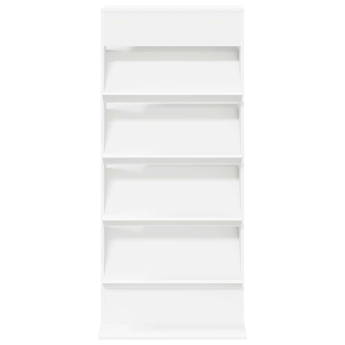 Scaffale per riviste Bianco 70 x 41 x 156 cm Legno multistrato
