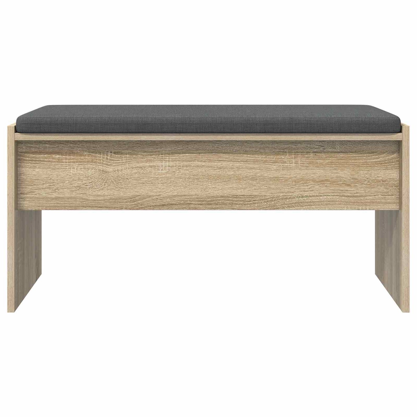 Panca per ingresso con cuscino Rovere Sonoma 83 x 38 x 40 cm