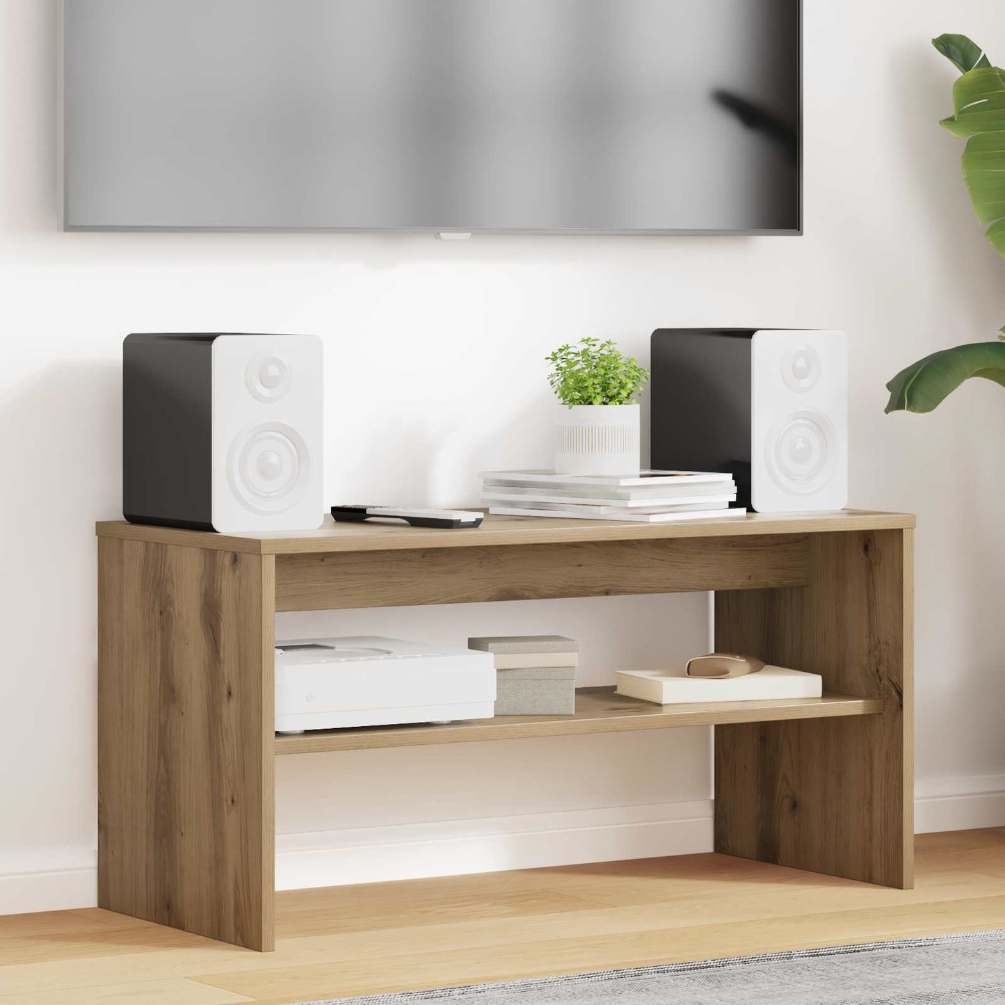 Mobile TV Rovere artigianale 80 x 35 x 40 cm Legno multistrato