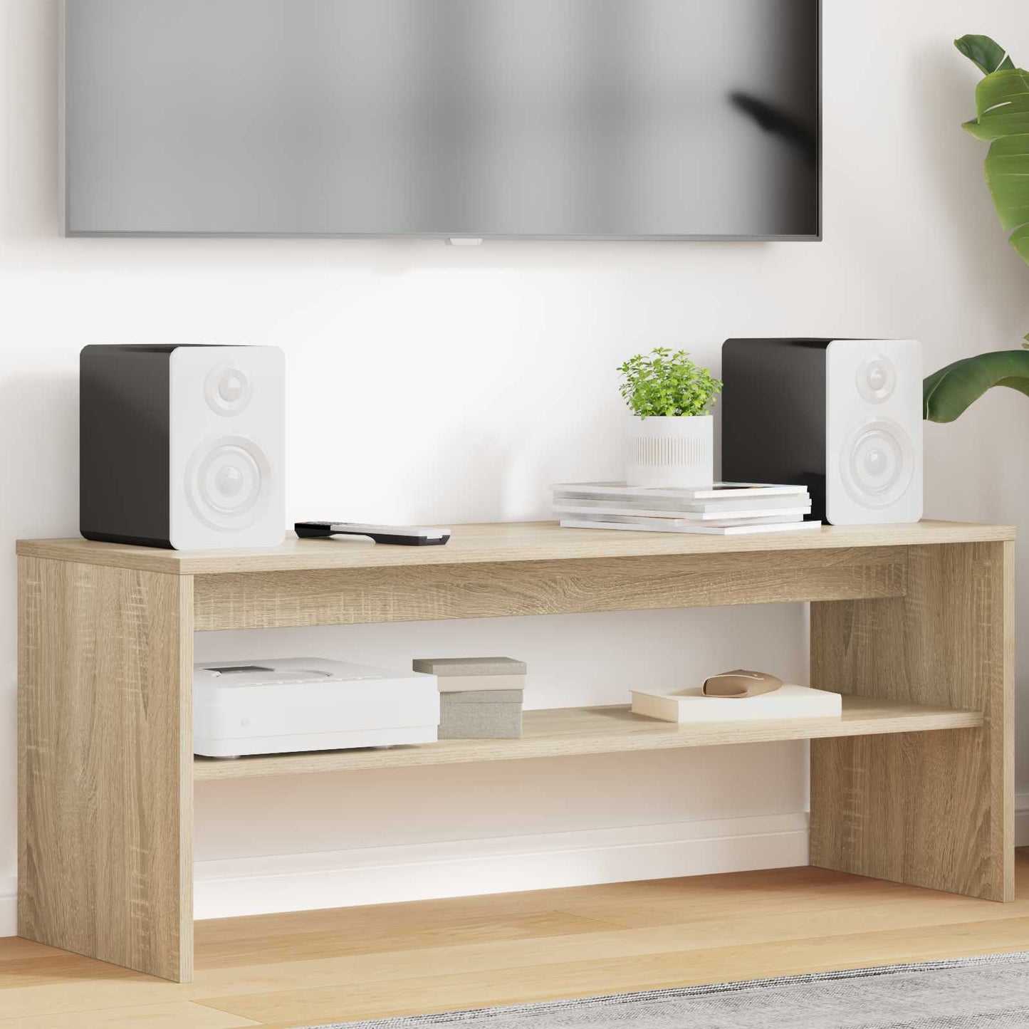 Mobile TV Rovere Sonoma 100 x 35 x 40 cm Legno multistrato