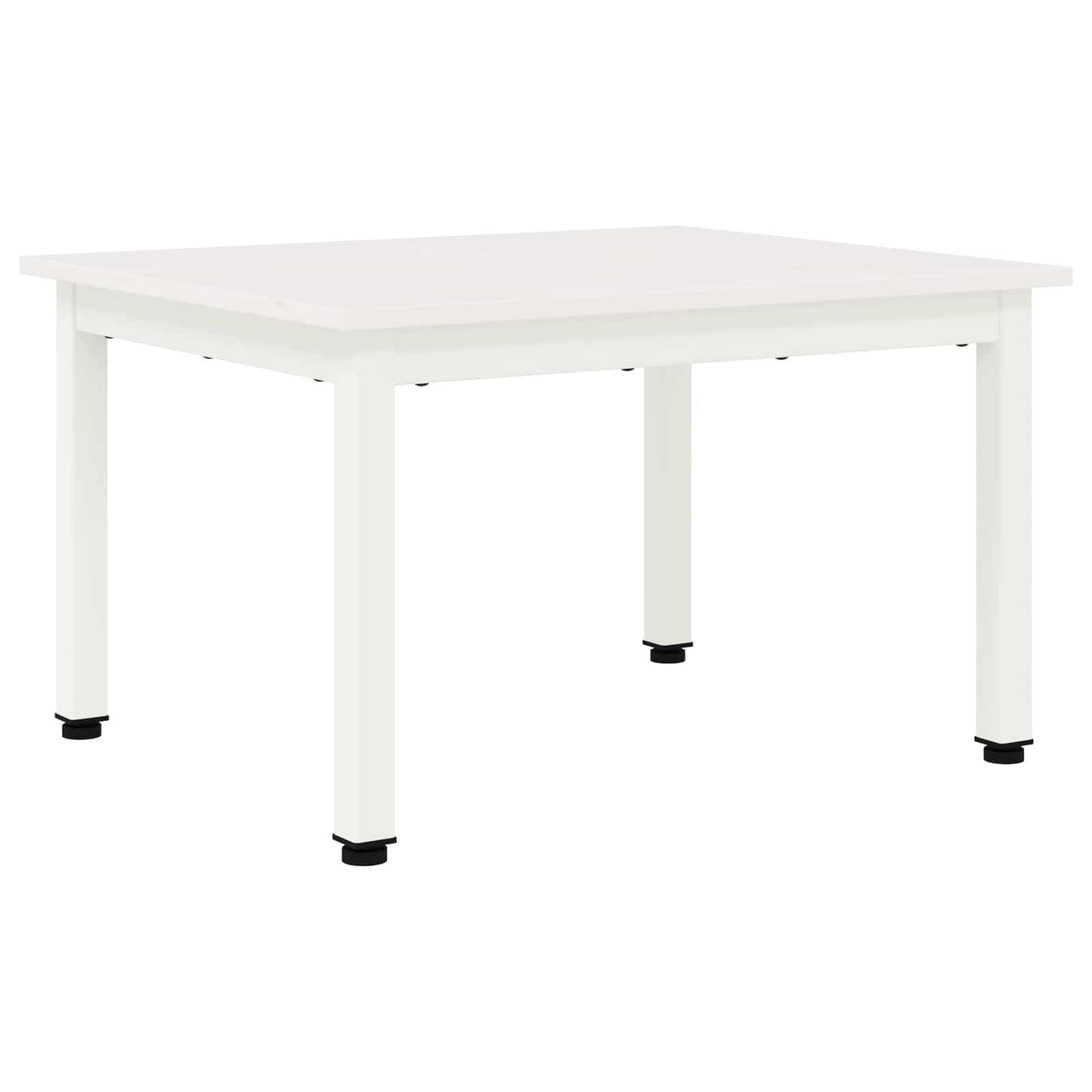Tavolino da salotto Bianco 60 x 50 x 36 cm Pino massello