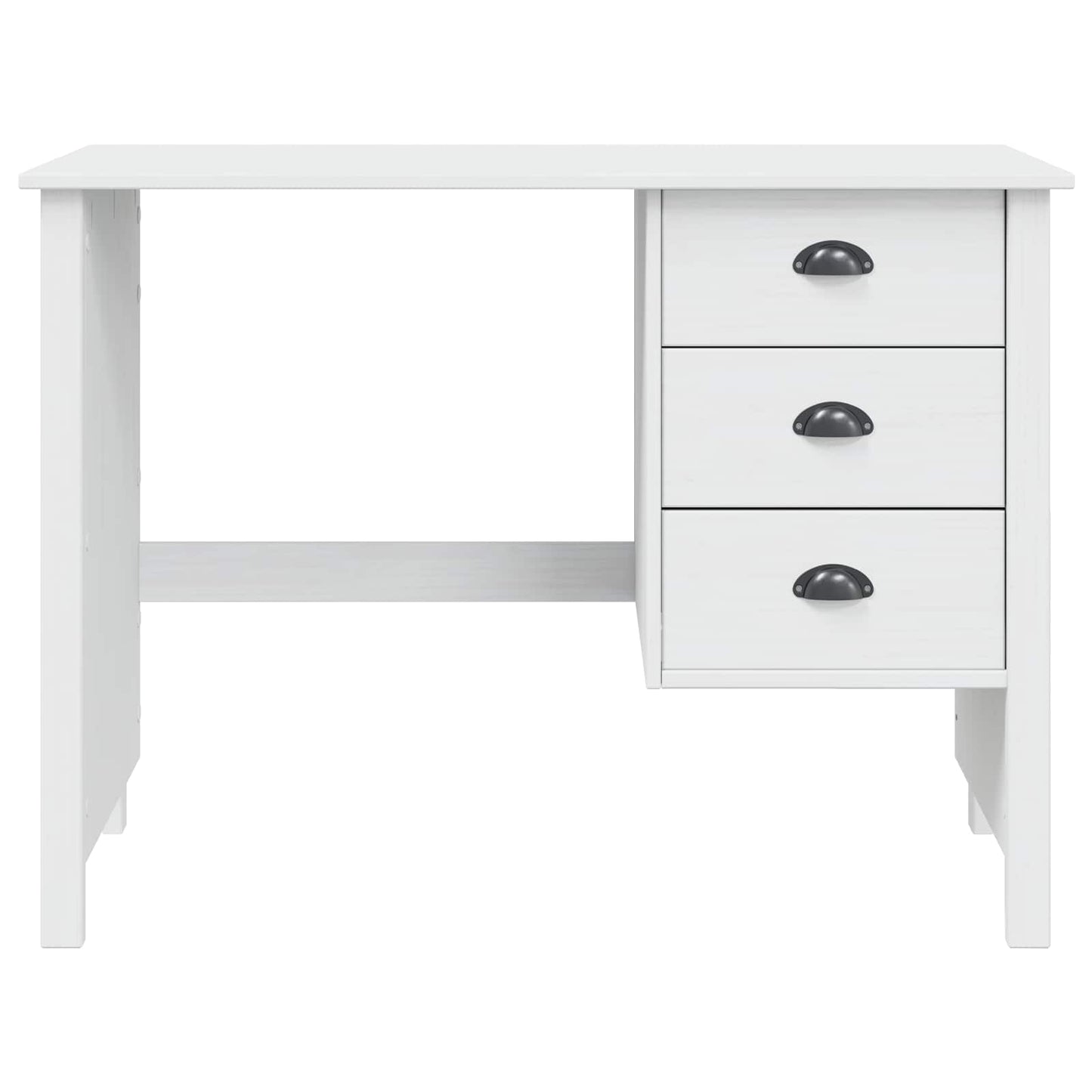 Scrivania con Cassetti Hill Bianco 100 x 45 x 74 cm
