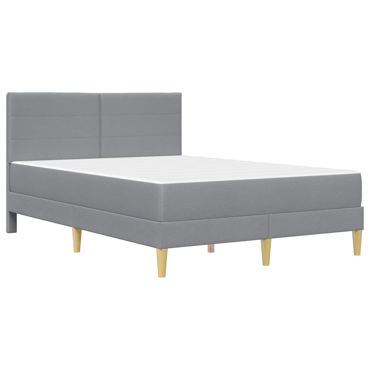Struttura del letto Grigio chiaro 120 x 200 cm Poliestere