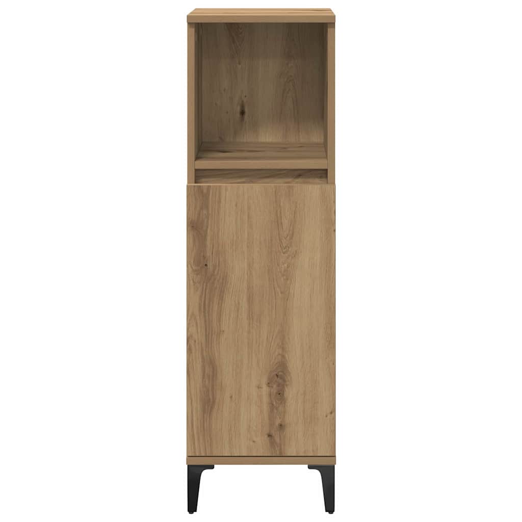 Set di mobili per il bagno con porta 3 pcs Rovere artigianale