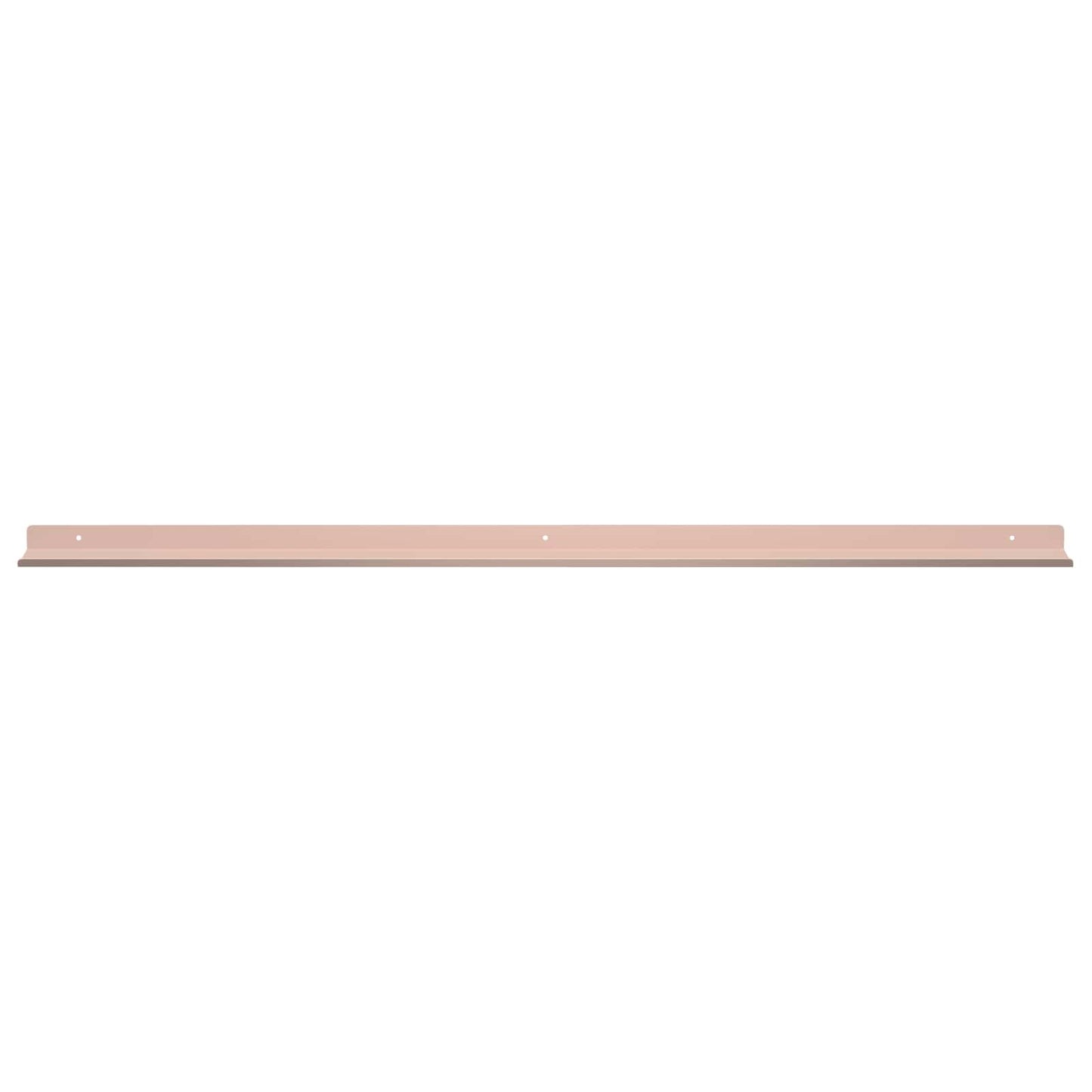 Mensola sospesa 2 pcs Rosa 100 x 9 x 2,5 cm Acciaio
