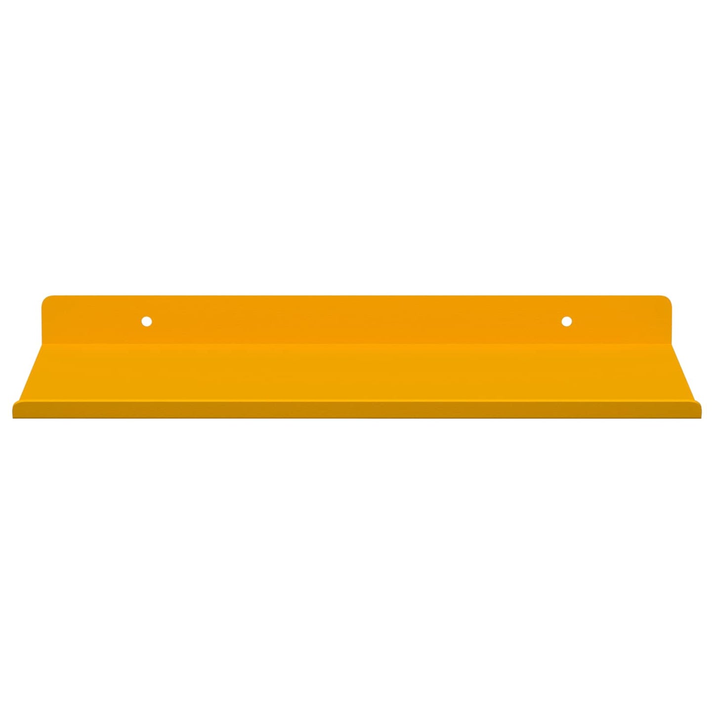 Mensola sospesa 2 pcs Giallo senape 30 x 18 x 2,5 cm Acciaio