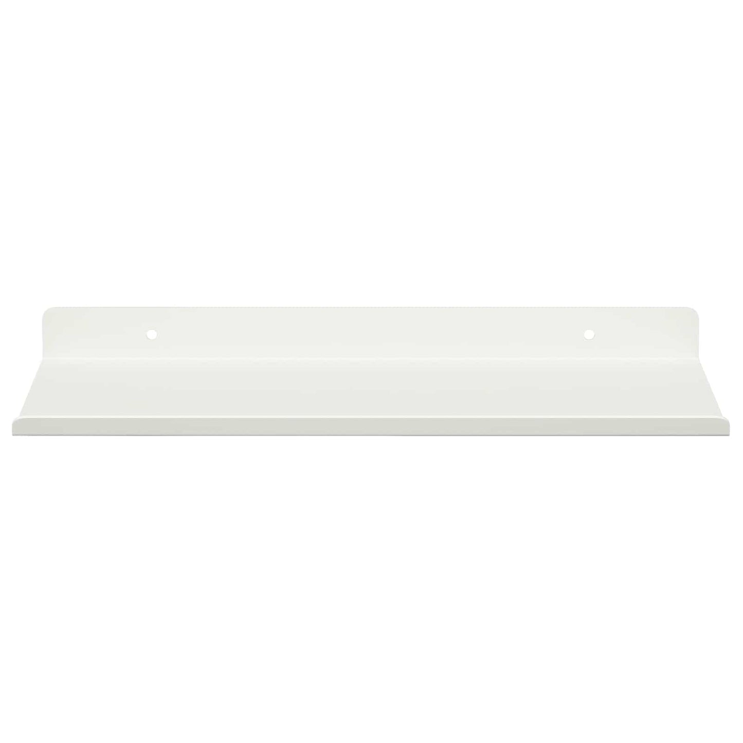 Mensola sospesa 2 pcs Bianco 30 x 18 x 2,5 cm Acciaio
