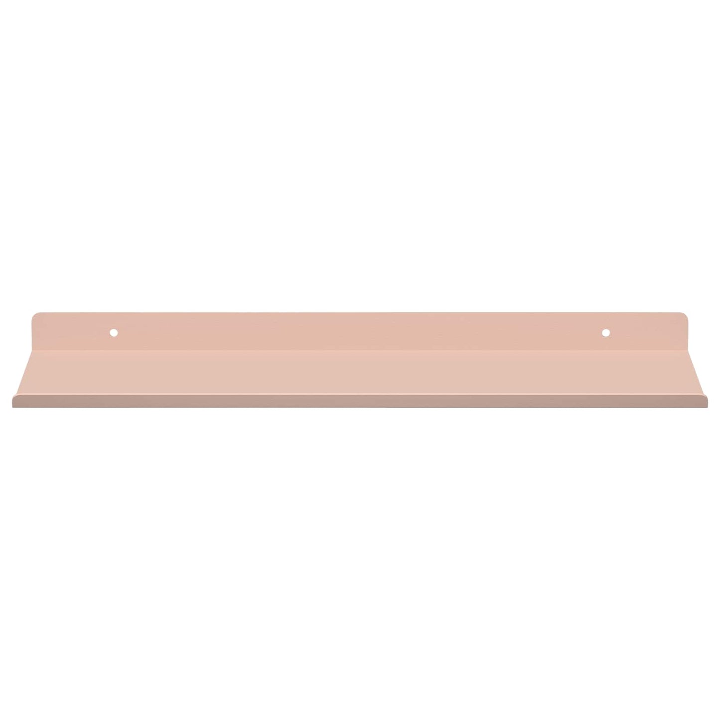 Mensola sospesa 2 pcs Rosa 40 x 18 x 2,5 cm Acciaio
