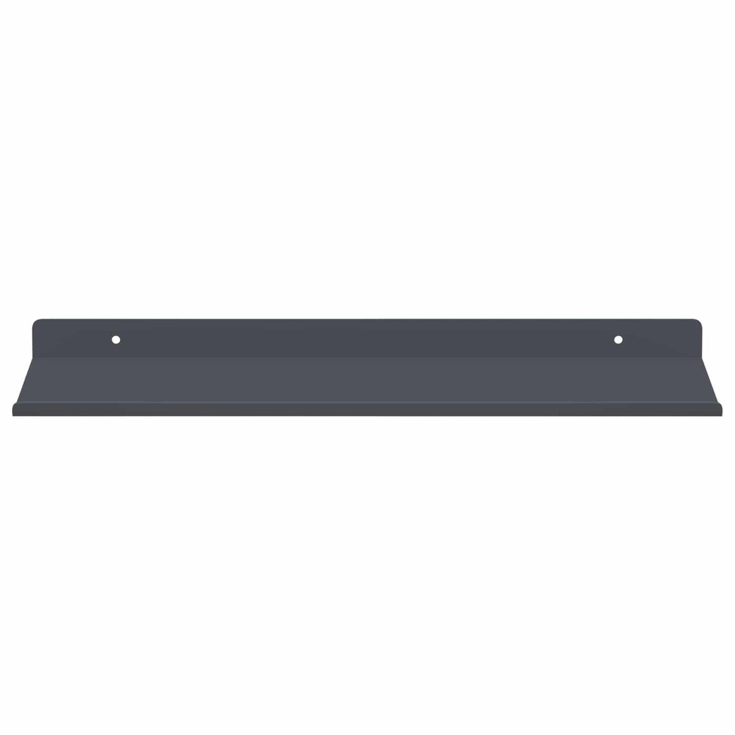 Mensola sospesa 2 pcs Antracite 40 x 18 x 2,5 cm Acciaio