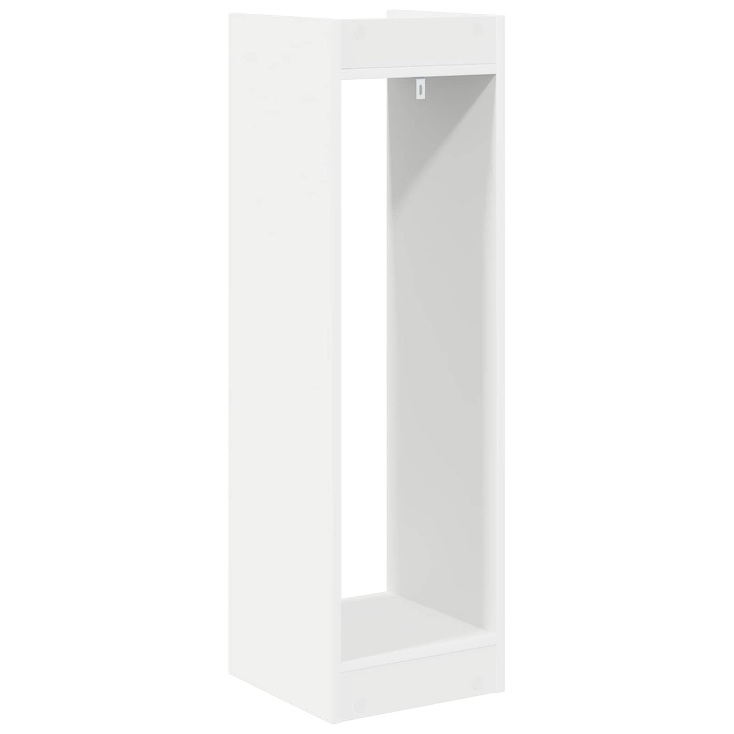 Supporto per piante con lo scaffale Bianco 30 x 30 x 100 cm