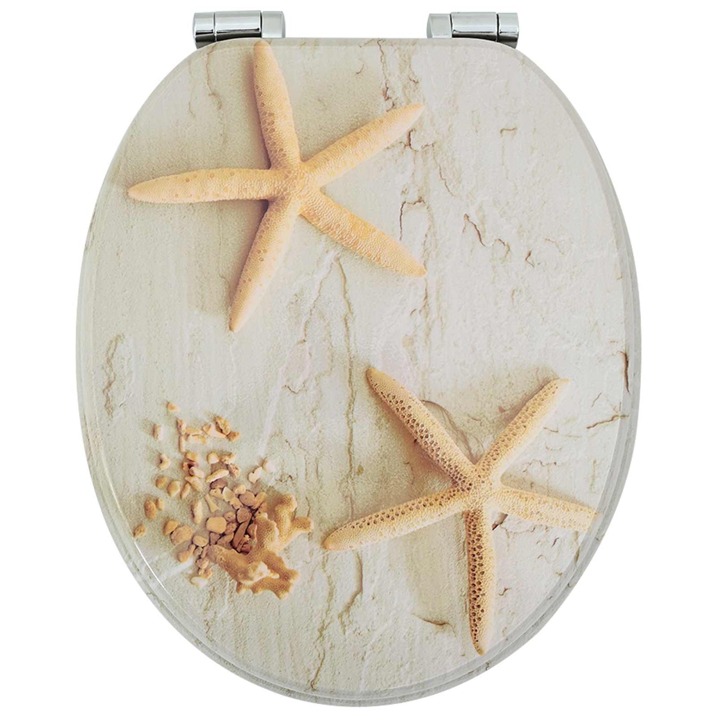 Sedile per toilette con chiusura morbida 2 pcs Giallo e Bianco