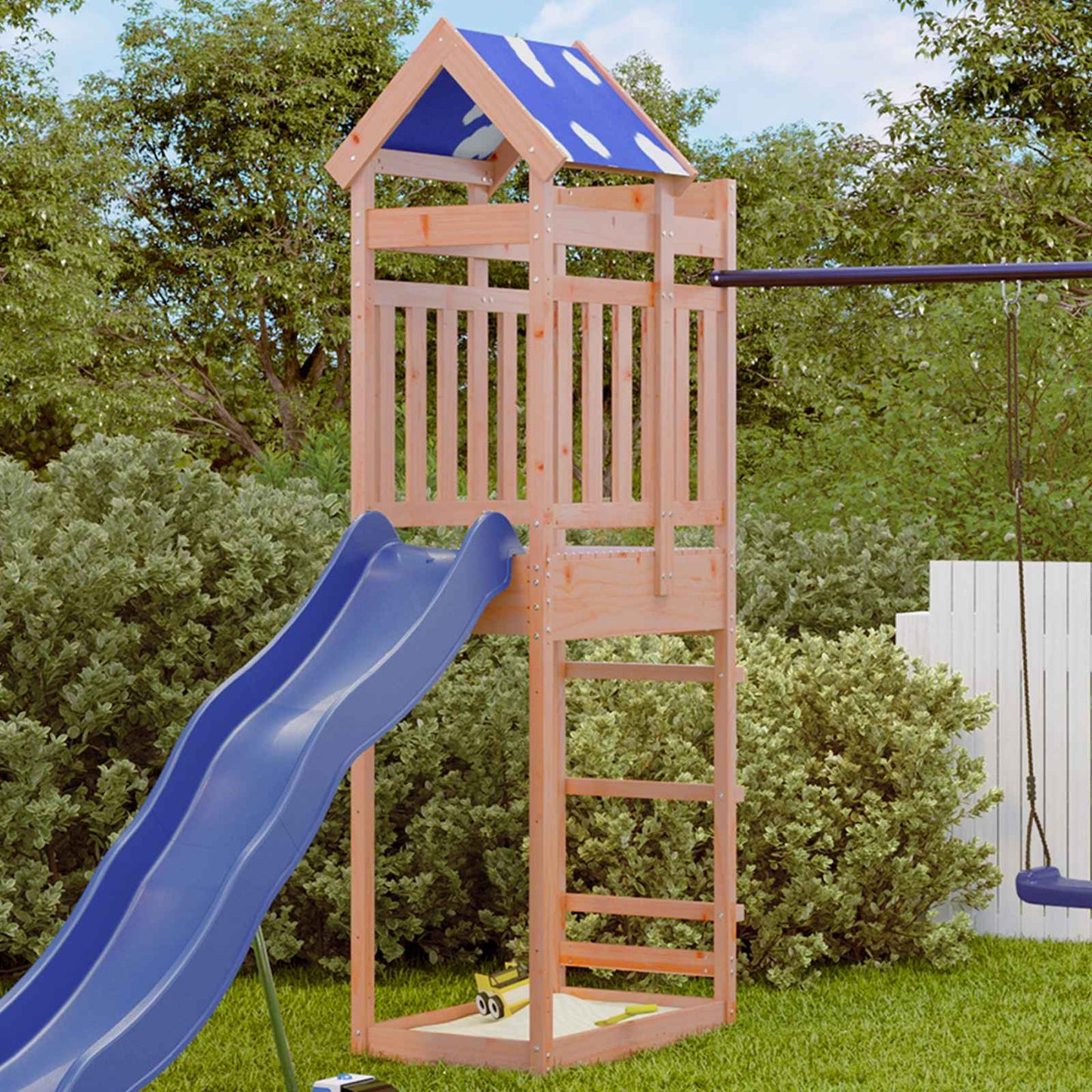 Torre da Gioco Marrone 52.5 x 85 x 239 cm Legno Douglas Solido