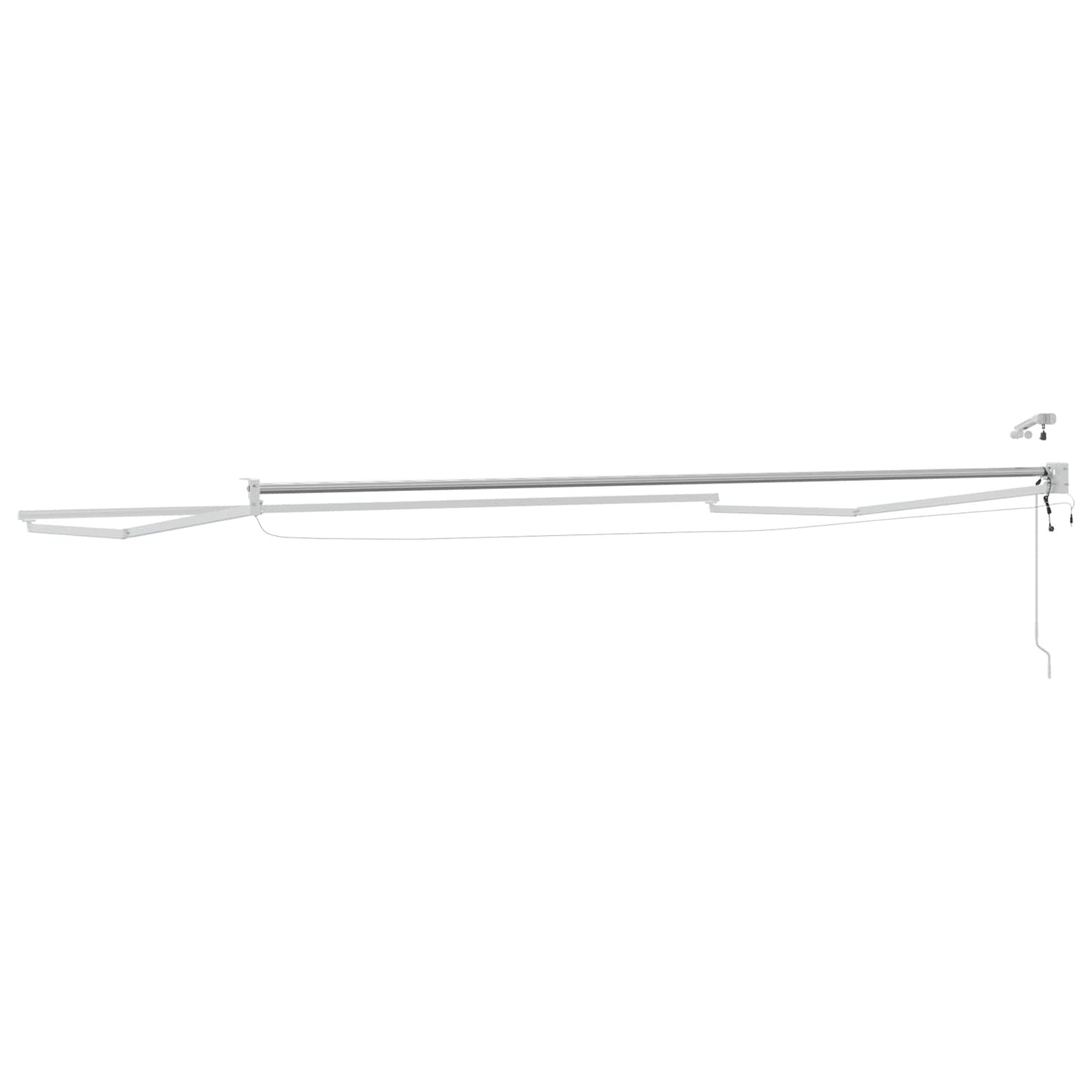 Struttura della tenda elettrica retrattile Bianco 4 x 2 m