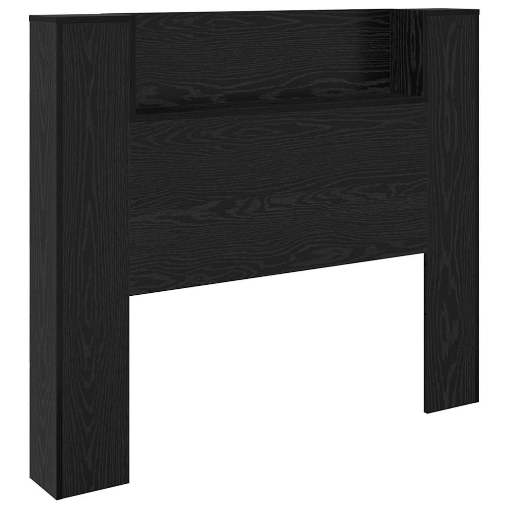 Testiera Rovere Nero 120 x 15 x 103,5 cm Legno multistrato