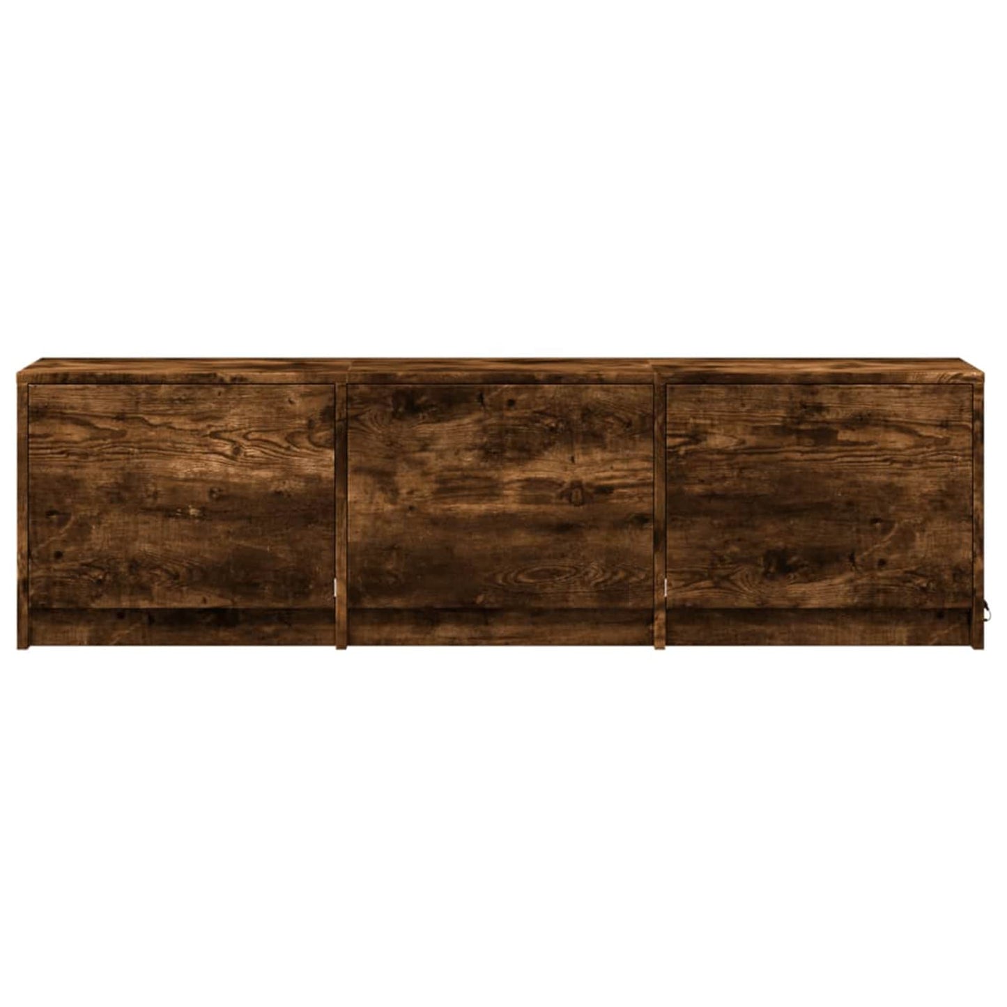Mobile TV Rovere fumé 140 x 34 x 40 cm Legno multistrato