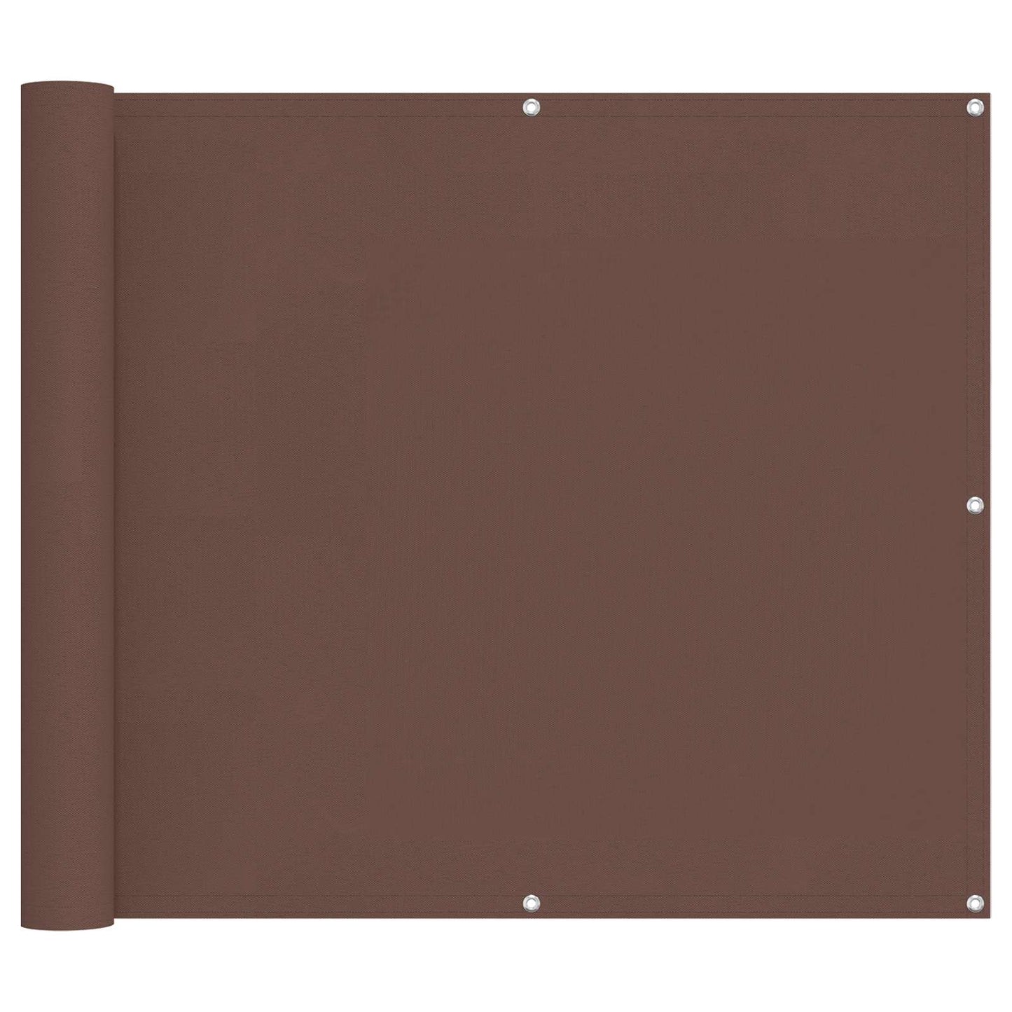 Schermo da balcone Marrone 100 x 600 cm Tessuto Oxford