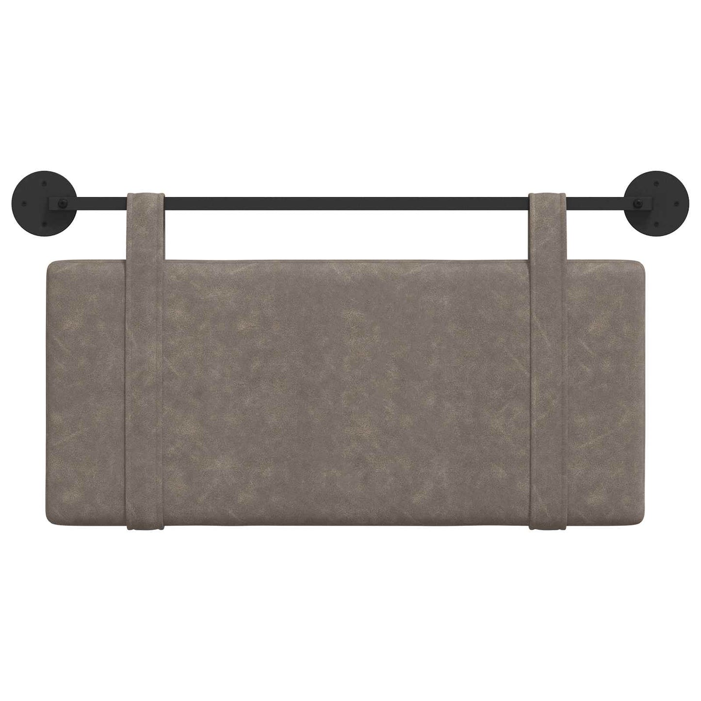 Testata appesa Tinta unita Grigio 100 x 55 x 5 cm PU Antico