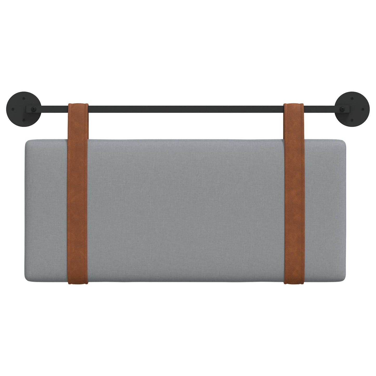 Testata appesa Grigio chiaro 100 x 55 x 5 cm PU Antico