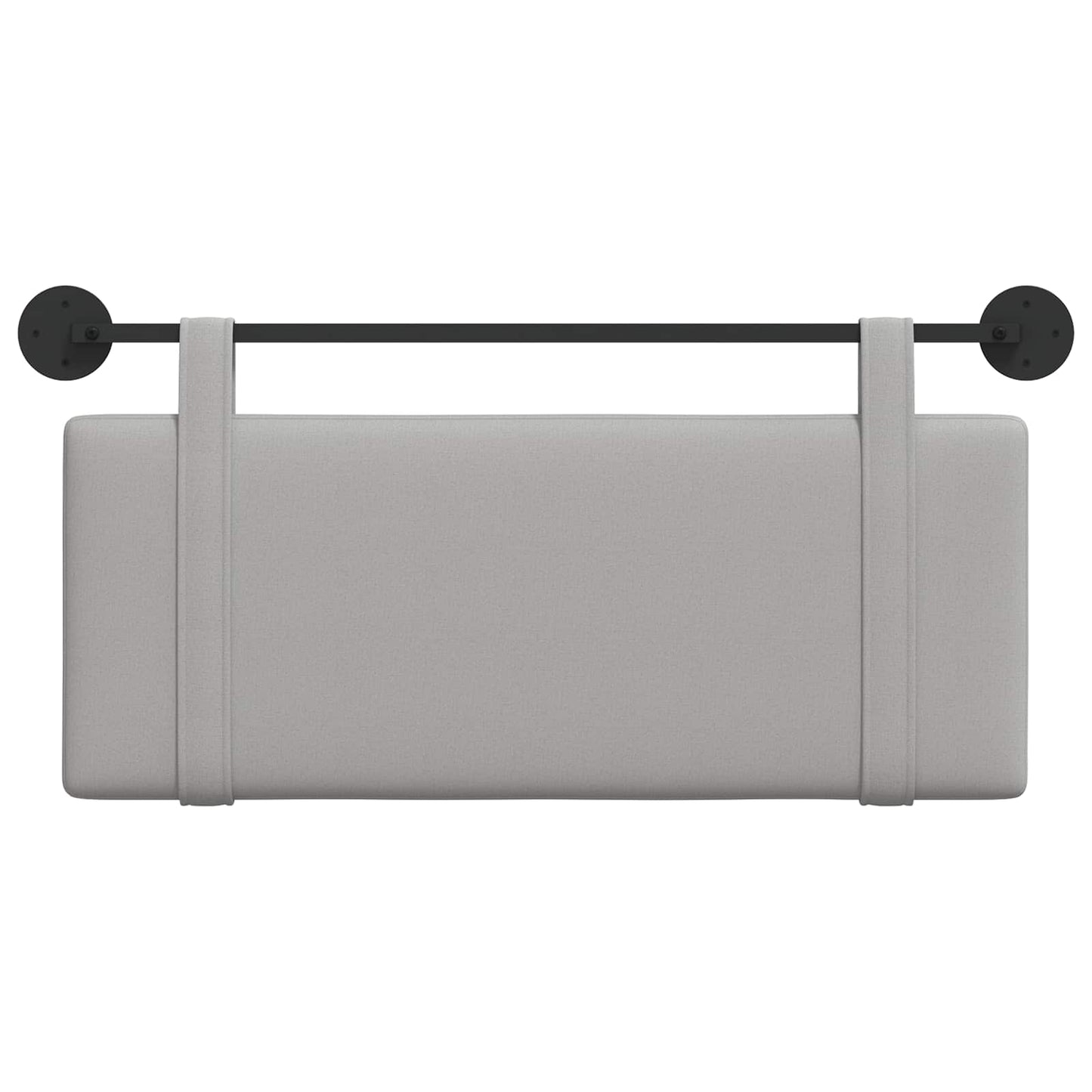 Testata appesa Grigio Nuvola 110 x 55 x 5 cm Tessuto