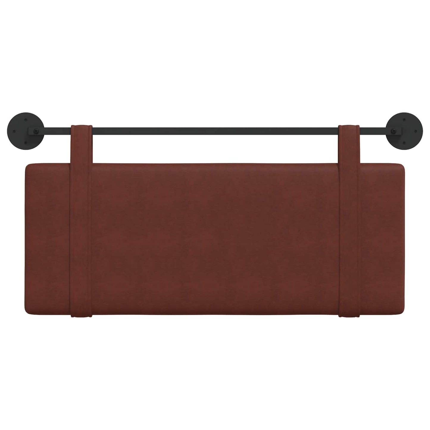Testata appesa Marrone Lucido 110 x 55 x 5 cm PU Antico