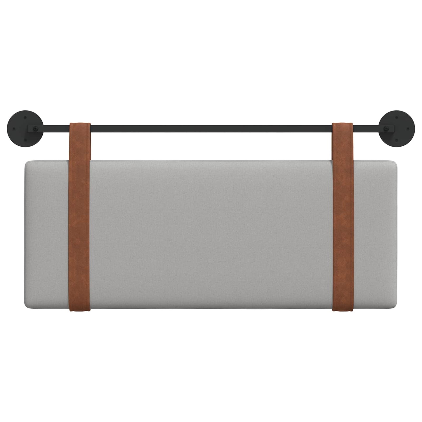 Testata appesa Grigio Nuvola 110 x 55 x 5 cm PU Antico