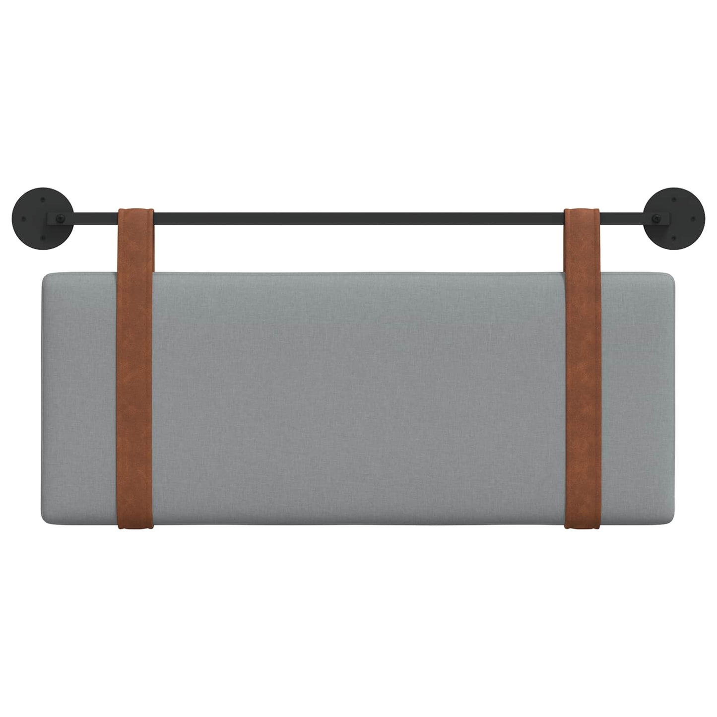Testata appesa Grigio chiaro 110 x 55 x 5 cm PU Antico