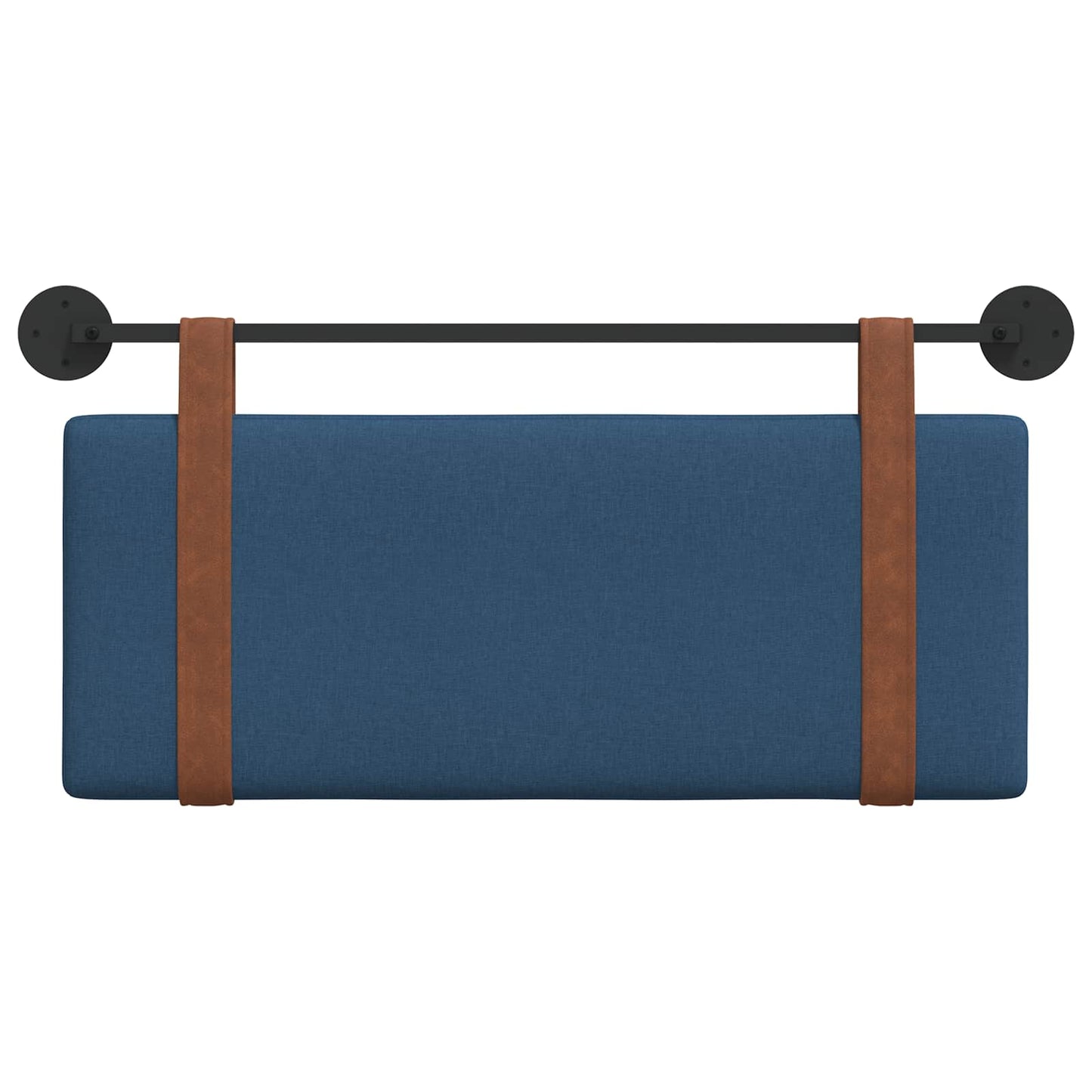 Testata appesa Montaggio a parete Blu 110 x 55 x 5 cm PU Antico