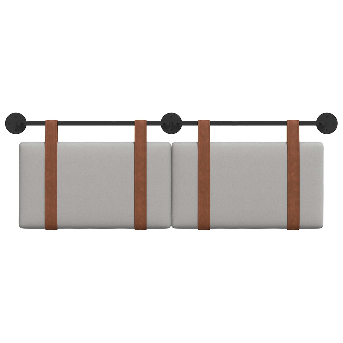 Testata appesa Grigio Nuvola 130 x 55 x 5 cm PU Antico